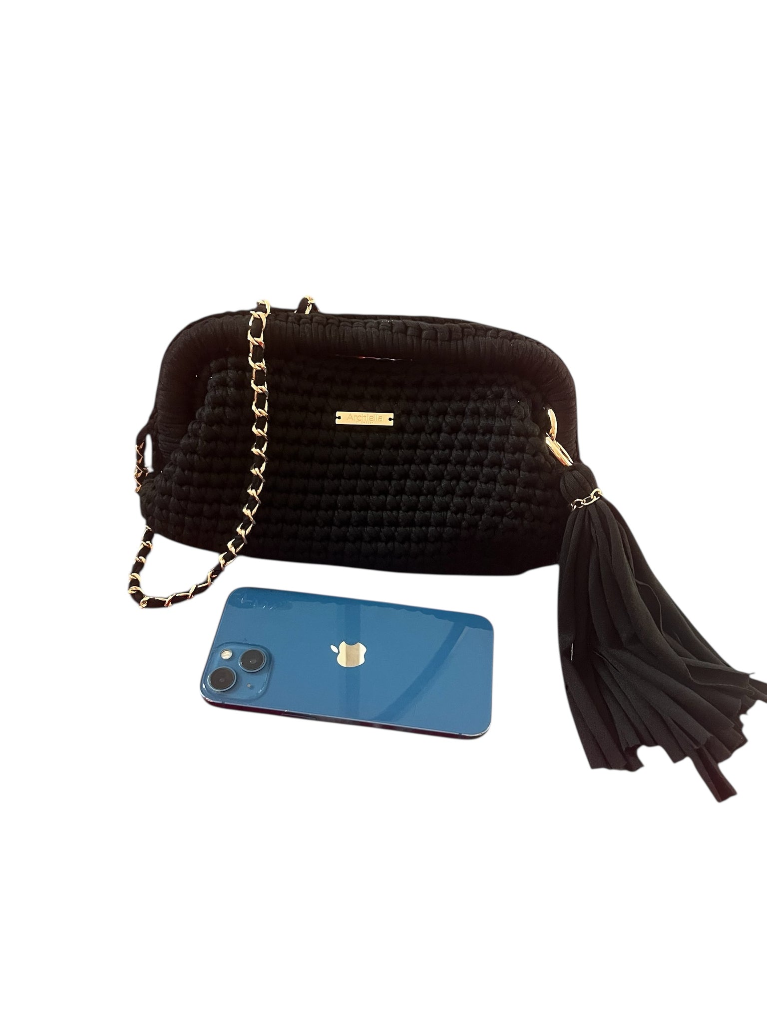 A/W 25 Archiella Pouch Clutch Femme Noir