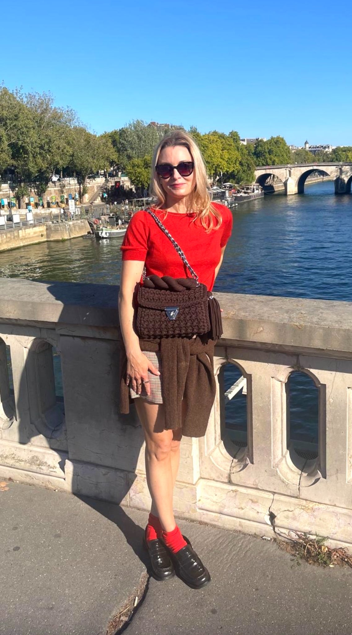 A/W 26 Archiella Knitted Handbag French Roast