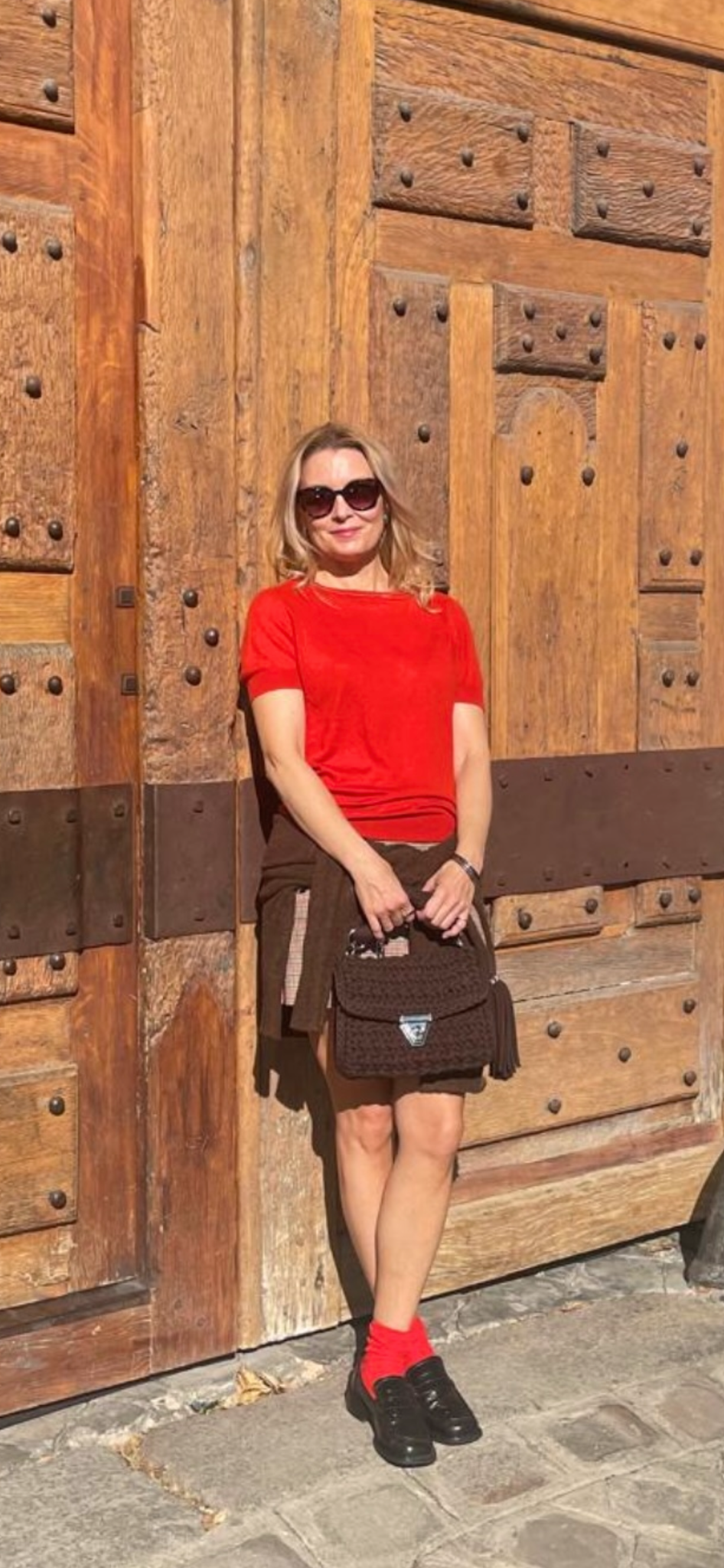 A/W 26 Archiella Knitted Handbag French Roast