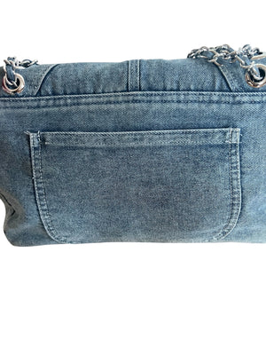 Denim Glam Handbag Light Blue