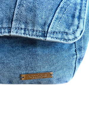 Denim Glam Handbag Light Blue
