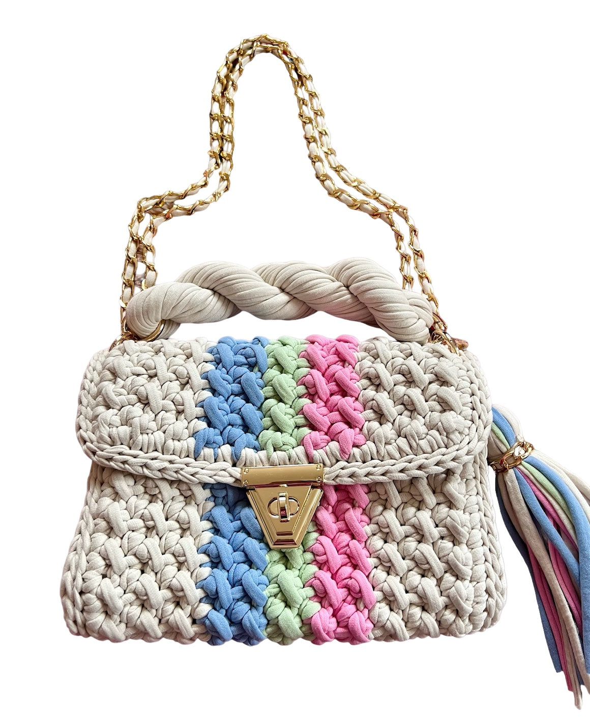 Archiella Knitted Handbag Amalfi Gold