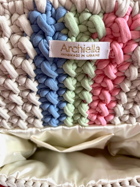 Archiella Knitted Handbag Amalfi Silver