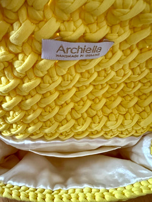 Archiella Knitted Handbag Capri Gold