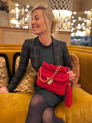 Utgående modell Archiella Knitted Handbag Valentines