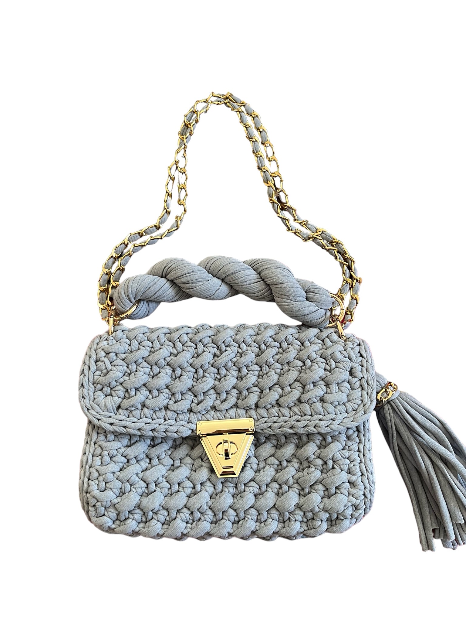 Archiella Knitted Handbag Jean Cap Ferrat Gold