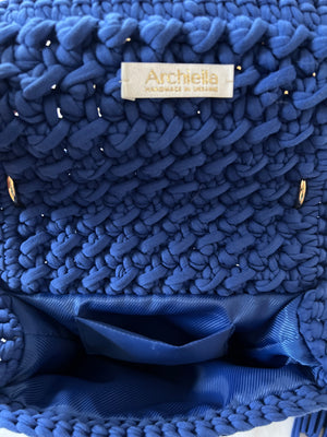 Utgående modell Archiella Knitted Handbag Statement Blue