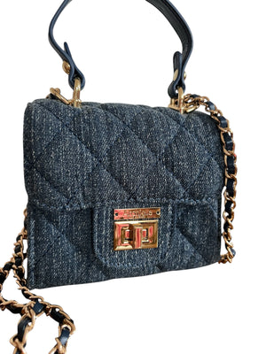 Archiella Blue Denim Mini Exclusive Handbag