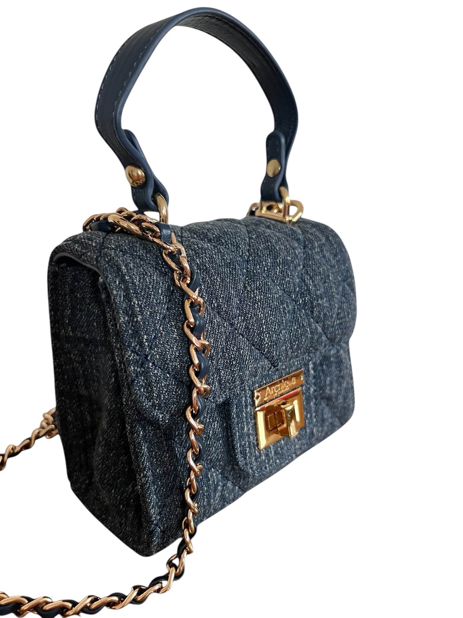 Archiella Blue Denim Mini Exclusive Handbag