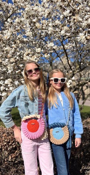 Archiella Tween Exclusive Knitted Handbag - Airy Blue