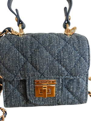 Archiella Blue Denim Mini Exclusive Handbag