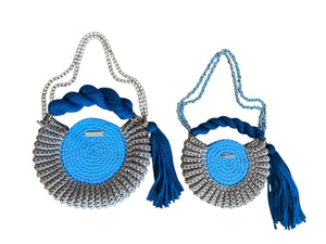 Archiella Tween Exclusive Knitted Handbag - Airy Blue