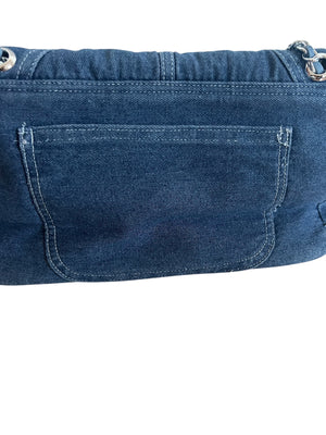 Denim Glam Handbag Blue