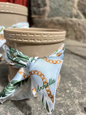 Archiella Icon Pot Scarf Leaves Portofino