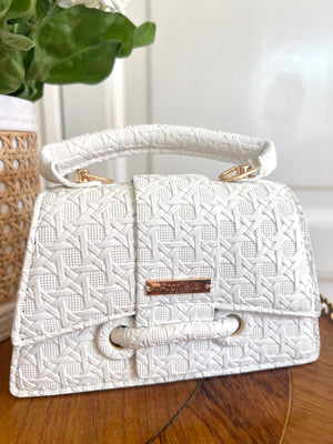 Archiella Mini Chic Handbag White Lotus