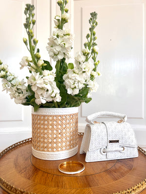 Archiella Mini Chic Handbag White Lotus