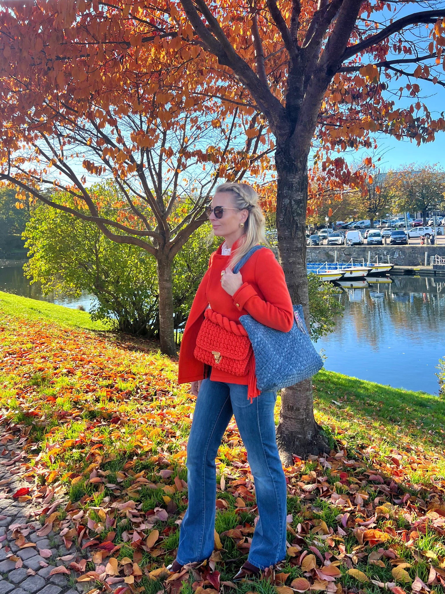 New Design S/S 25 Archiella Crochet Handbag Orangeade