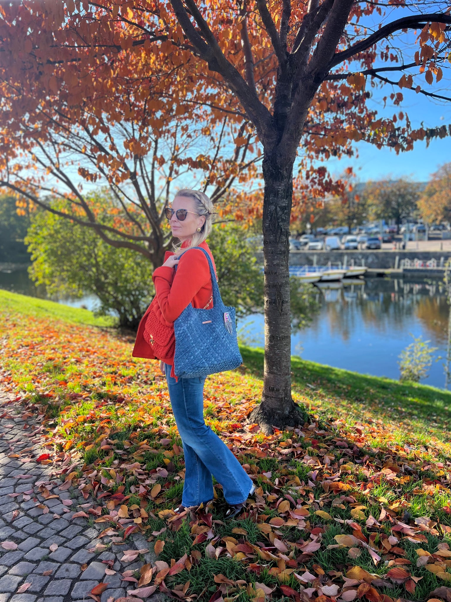 New Design S/S 25 Archiella Crochet Handbag Orangeade