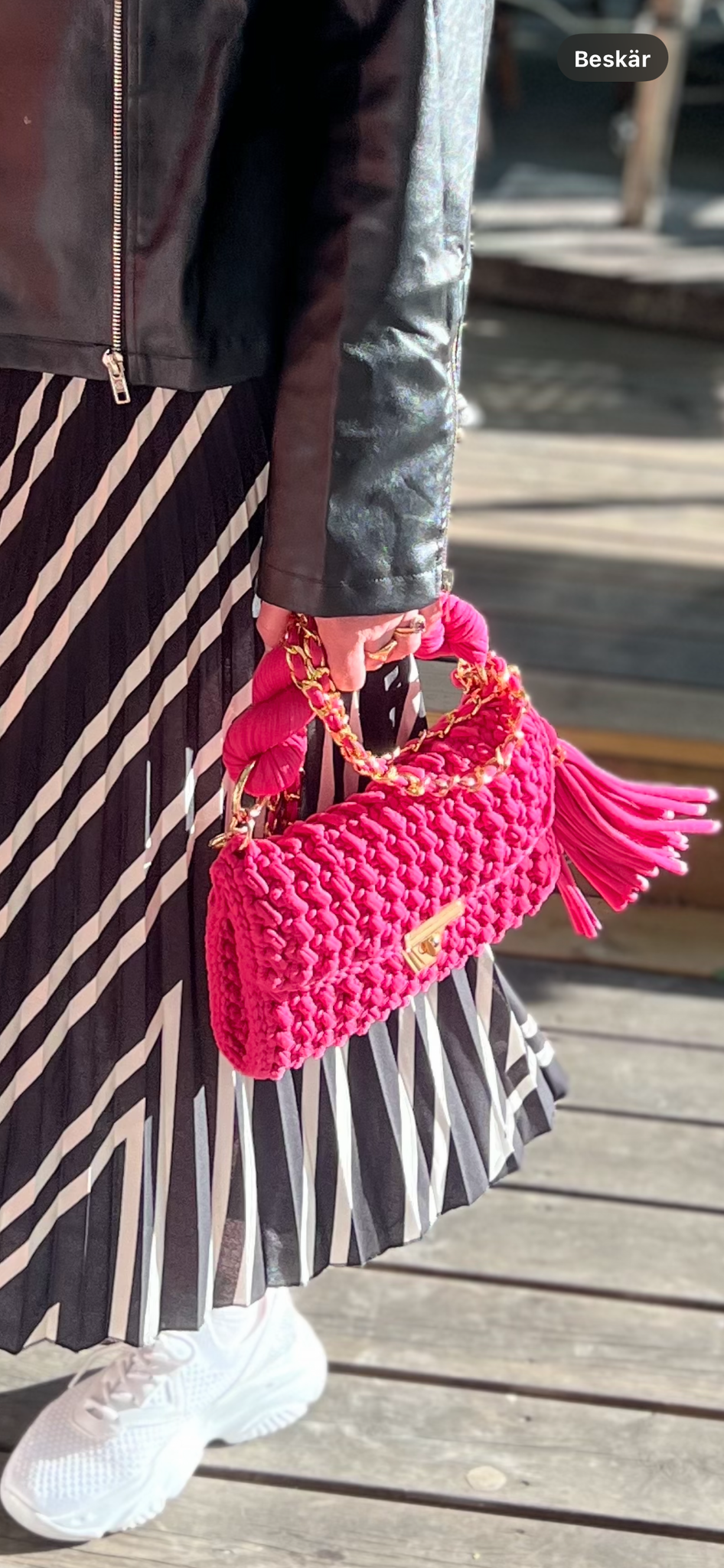 New Design S/S 25 Sample Archiella Crochet Handbag Hibiscus
